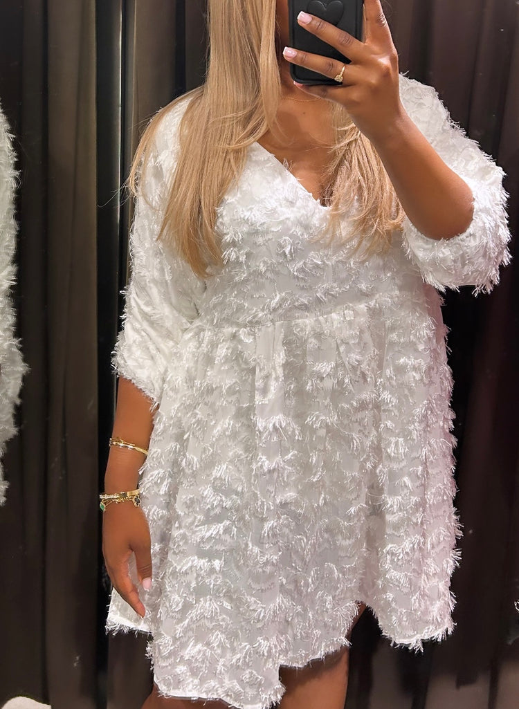 White Feather Dress