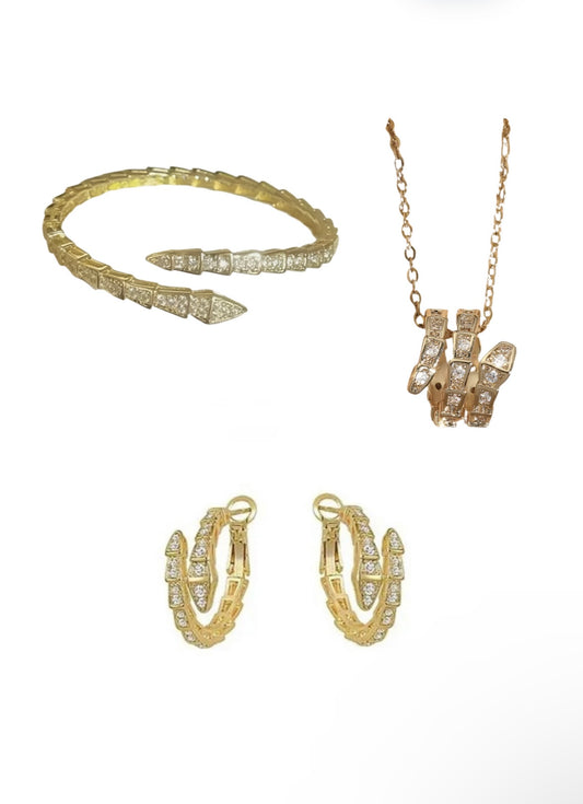 Golden Serpent - Jewelry Set