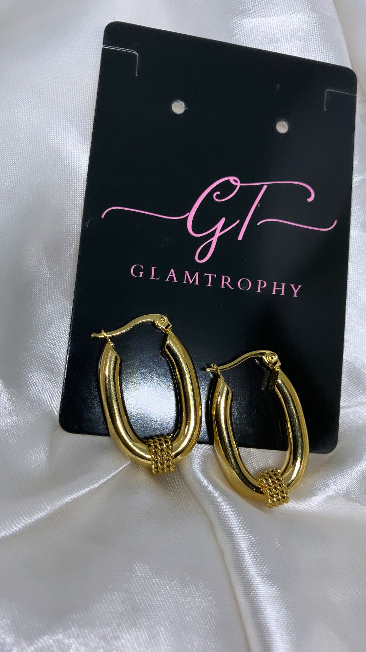 TIA hoop earrings