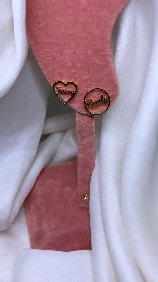 Customized earrings